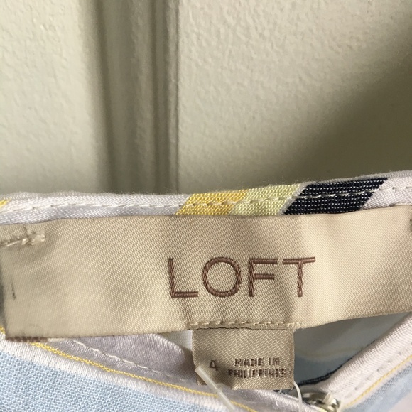 Loft Striped Wrap Dress - Picture 3 of 3